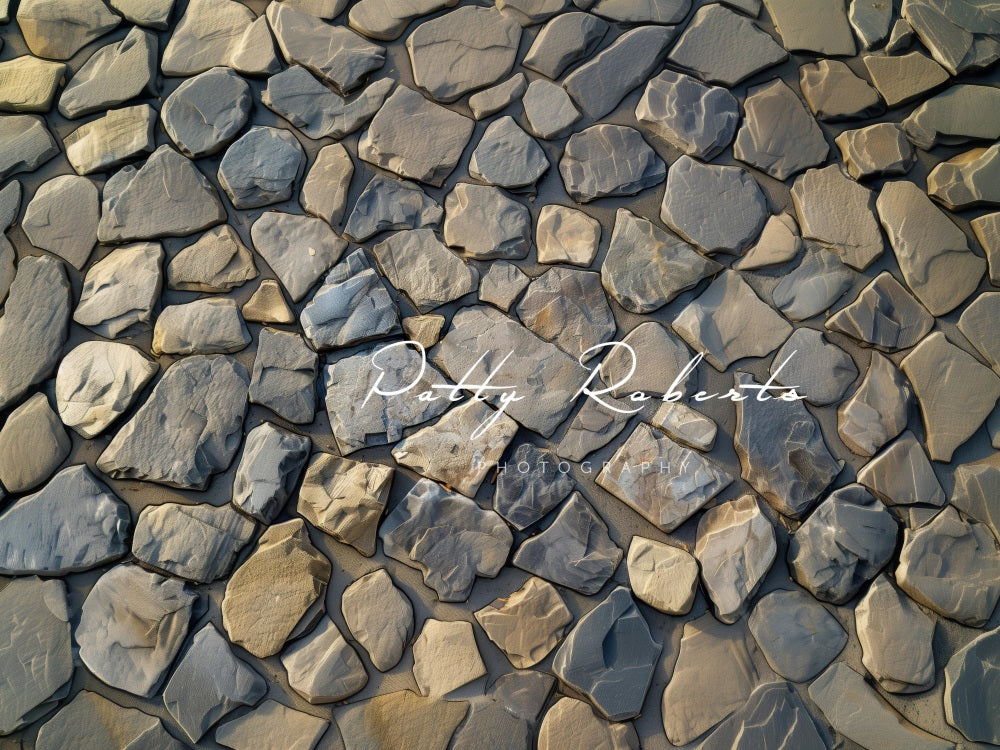 Kate Brown Pebble Stone Backdrop Designed by Patty Robert