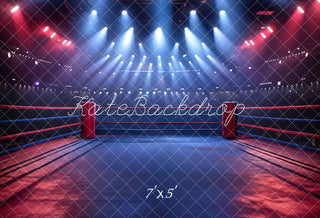 Kate Dark Sports Wrestling Arena Printed Backdrop Designed by Chain Photography
