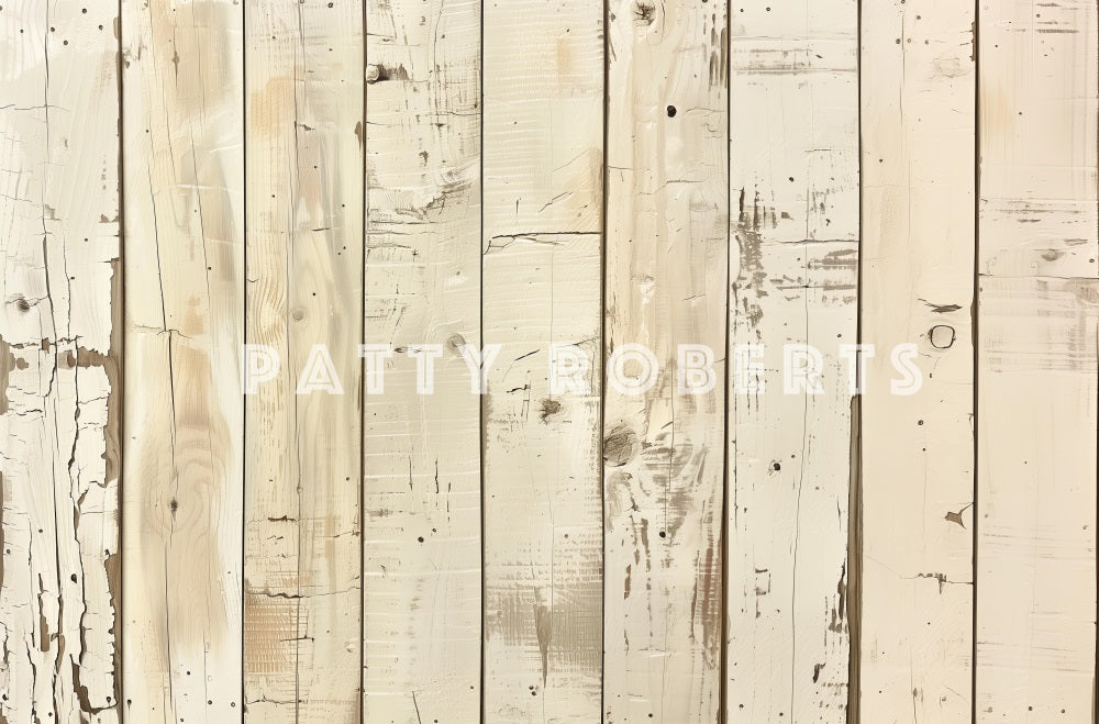 Kate Vintage Cream Wooden Floor Backdrop Designed by Patty Robert