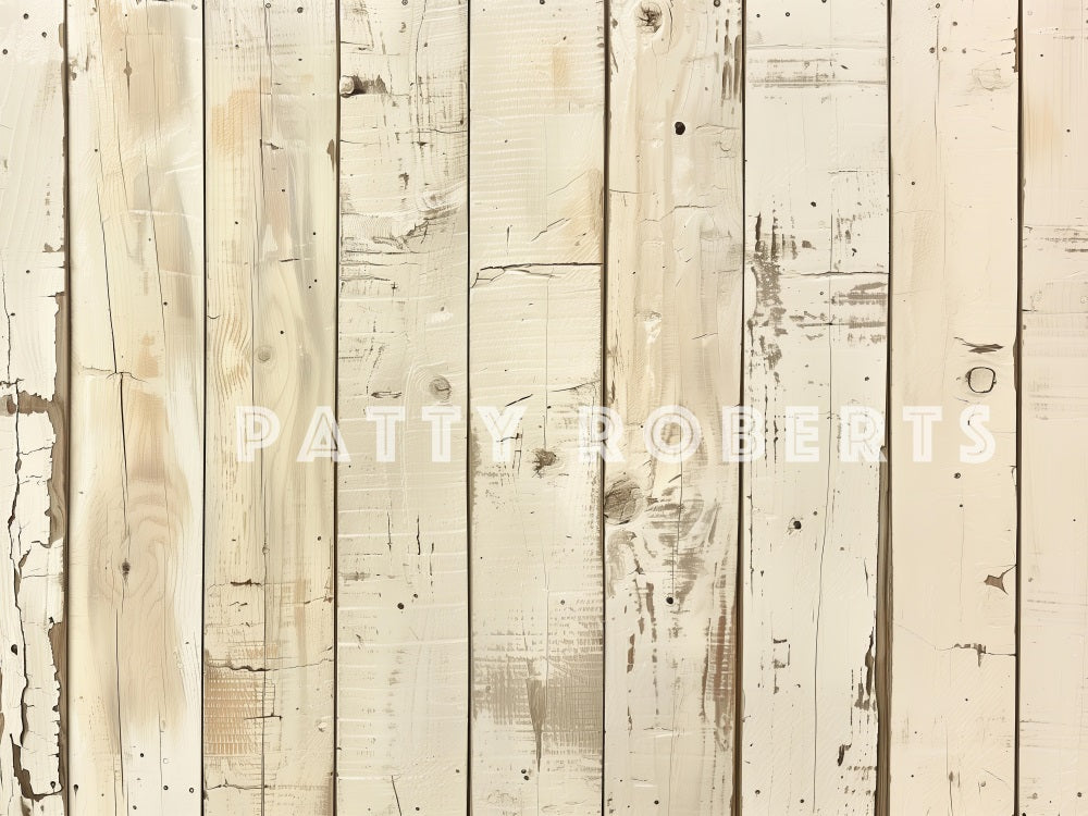 Kate Vintage Cream Wooden Floor Backdrop Designed by Patty Robert
