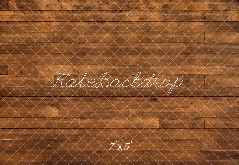Kate Dark Brown Wooden Floor Backdrop Designed by Kate Image