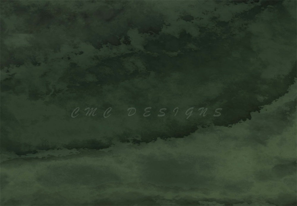 Kate Dark Green Abstract Texture Backdrop Designed by Candice Compton