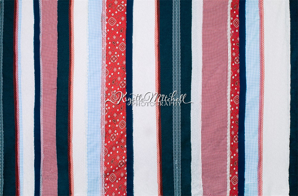 Kate Retro Fine Art Colorful Stripe Backdrop Designed By Krystle Mitchell Photography