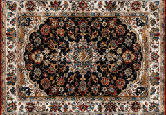 Fondo de suelo de mármol floral colorido de arte fino vintage diseñado por Kate