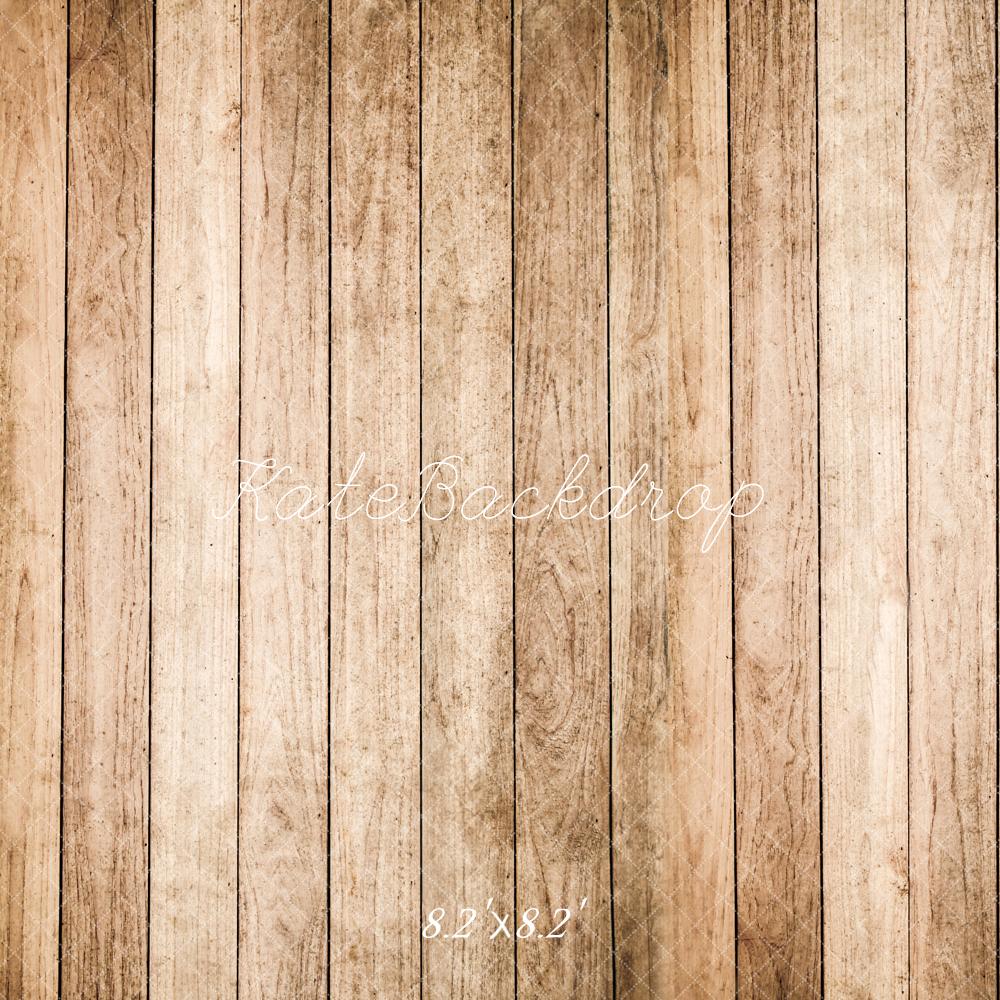 Fondo de suelo de madera antiguo de color marrón claro diseñado por Kate Imagen