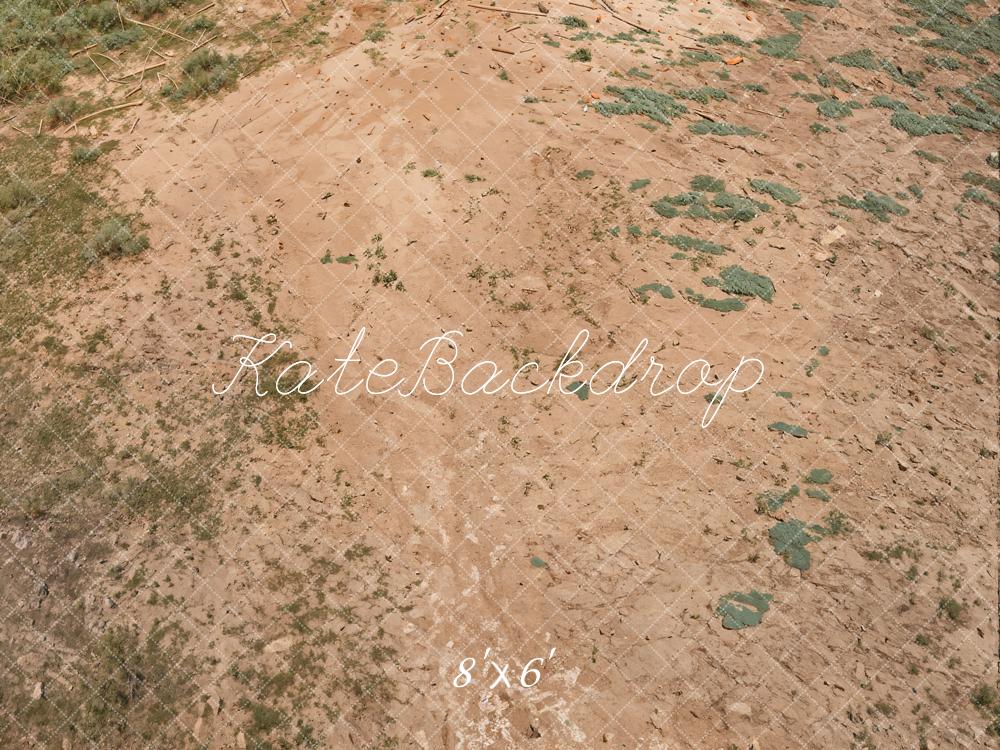 Fondo de suelo de camino de tierra marrón en un bosque exterior diseñado por Kate Image