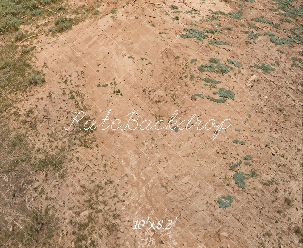 Fondo de suelo de camino de tierra marrón en un bosque exterior diseñado por Kate Image