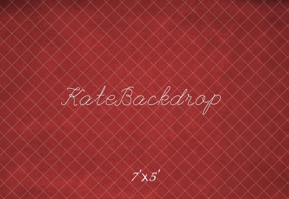 Kate Dark Red Blanket Floor Backdrop Designed by Kate Image