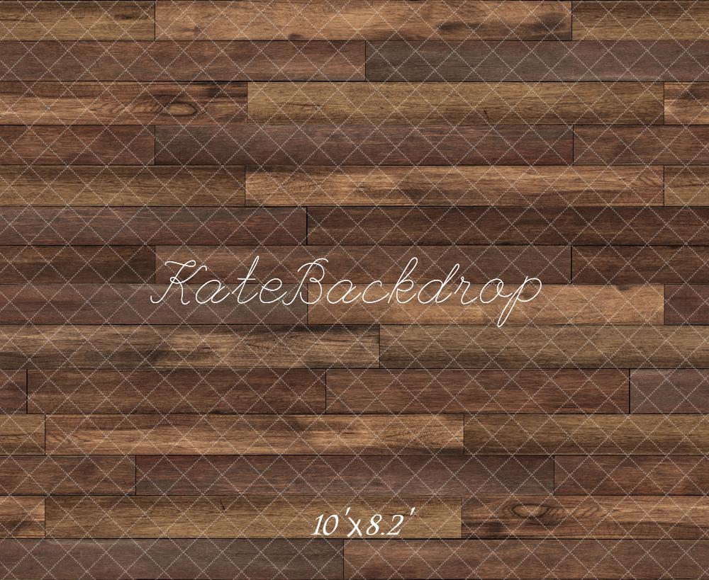 Bruin Gestreepte Houten Vloer Foto Achtergrond Ontworpen door Afbeelding van Kate