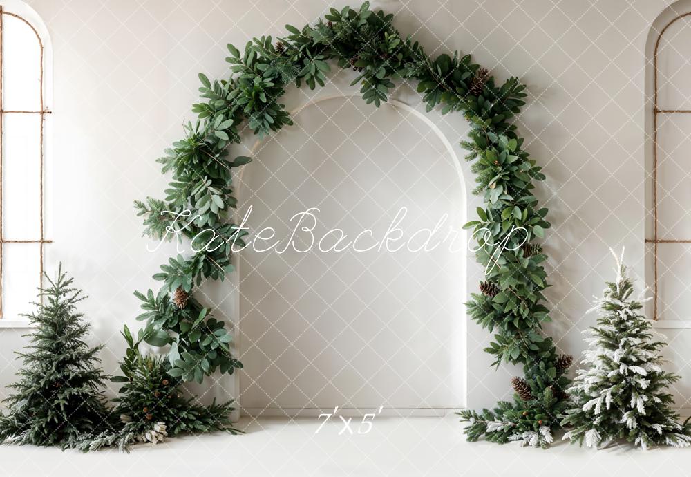 Greeniery Backdrop Arch Elegant Greenery Arch Holiday Backdrop