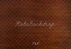 Suelo de madera marrón con fondo diseñado por Kate。





