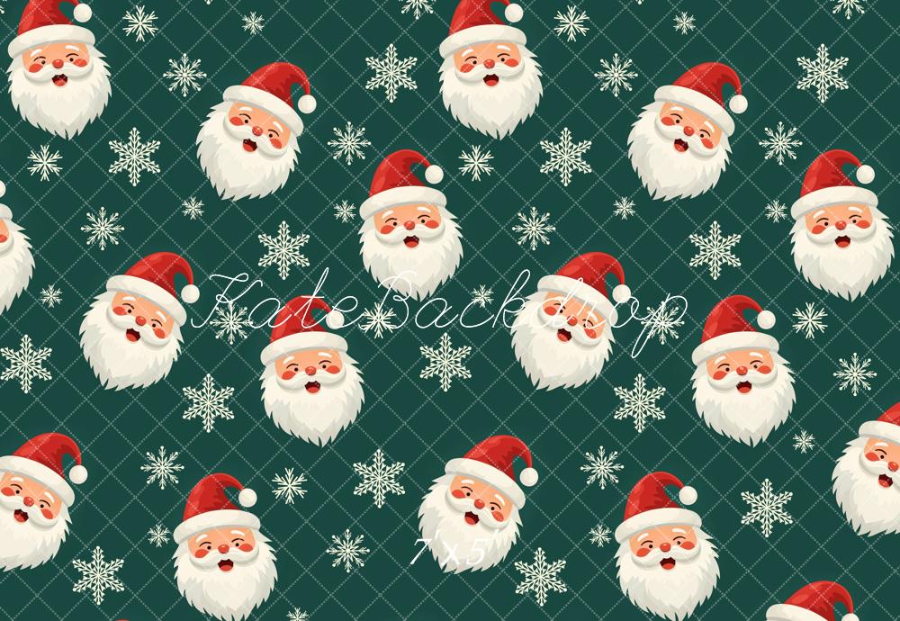 Fondo de regalo de copo de nieve de Santa Claus de Navidad diseñado por Chain Photography