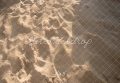 Fondo De Suelo De Playa De Verano Del Mar Diseñado Por Kate Imagen