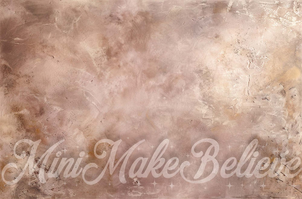 Sfondo pavimento ad intarsio crema scura con texture astratta progettato da Mini MakeBelieve