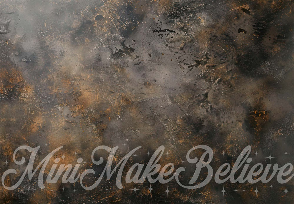 Fondo de textura abstracta en negro y marrón diseñado por Mini MakeBel