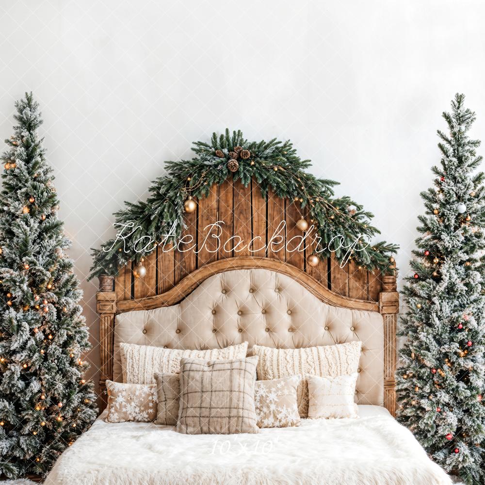 Cabecero de dormitorio navideño acolchado Diseñado por Emetselch