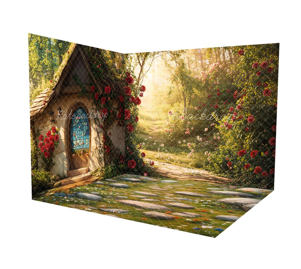 Set di stanze della casa delle fate Rose Forest Design by Kate