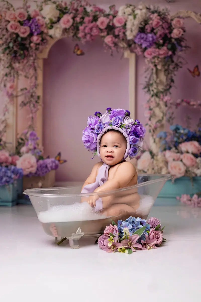 Lente Huwelijk Bloemenboog Roze Foto Achtergrond Designed by Emetselch