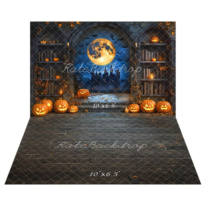 Horrible Pumpkin Moon Halloween Party Arch Backdrop Kit