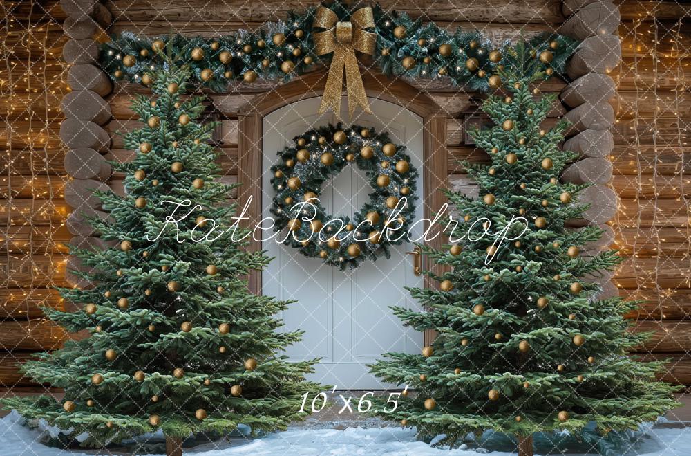 Kate Christmas Tree Wreath Garland Door Backdrop Designed by Mini MakeBelieve