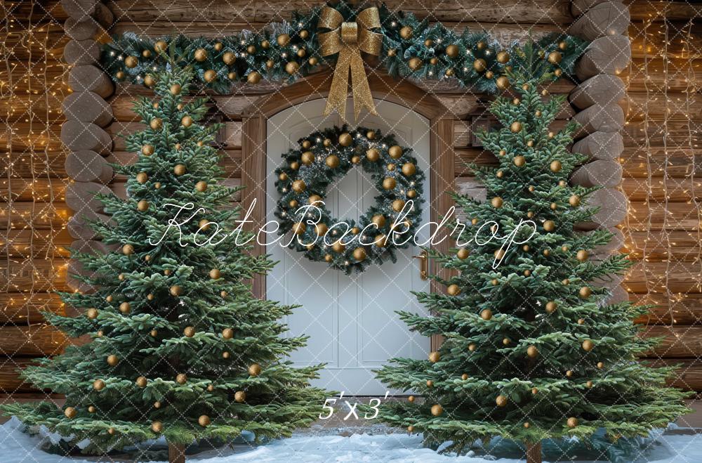 Kate Christmas Tree Wreath Garland Door Backdrop Designed by Mini MakeBelieve