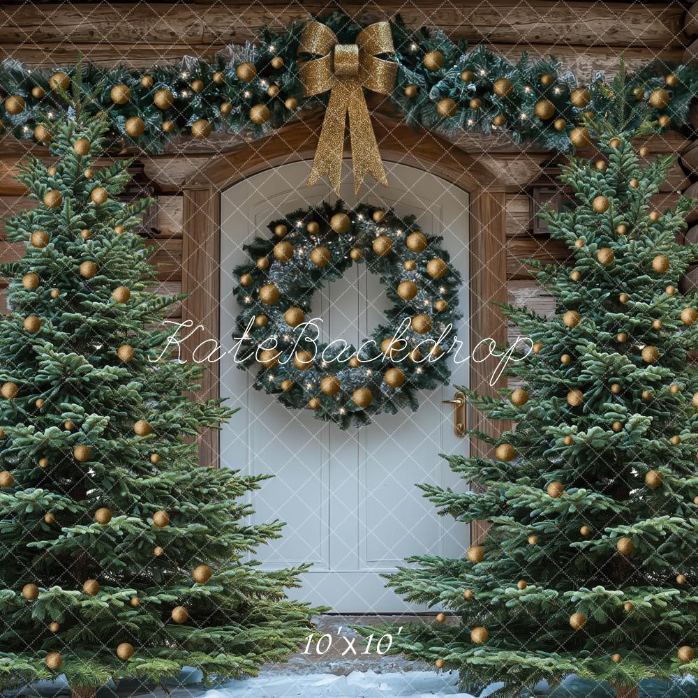 Kate Christmas Tree Wreath Garland Door Backdrop Designed by Mini MakeBelieve