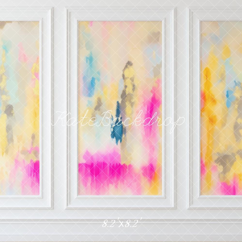 Kate Fine Art Abstract Pastel Gradient Wall Backdrop Designed by Mini MakeBelieve