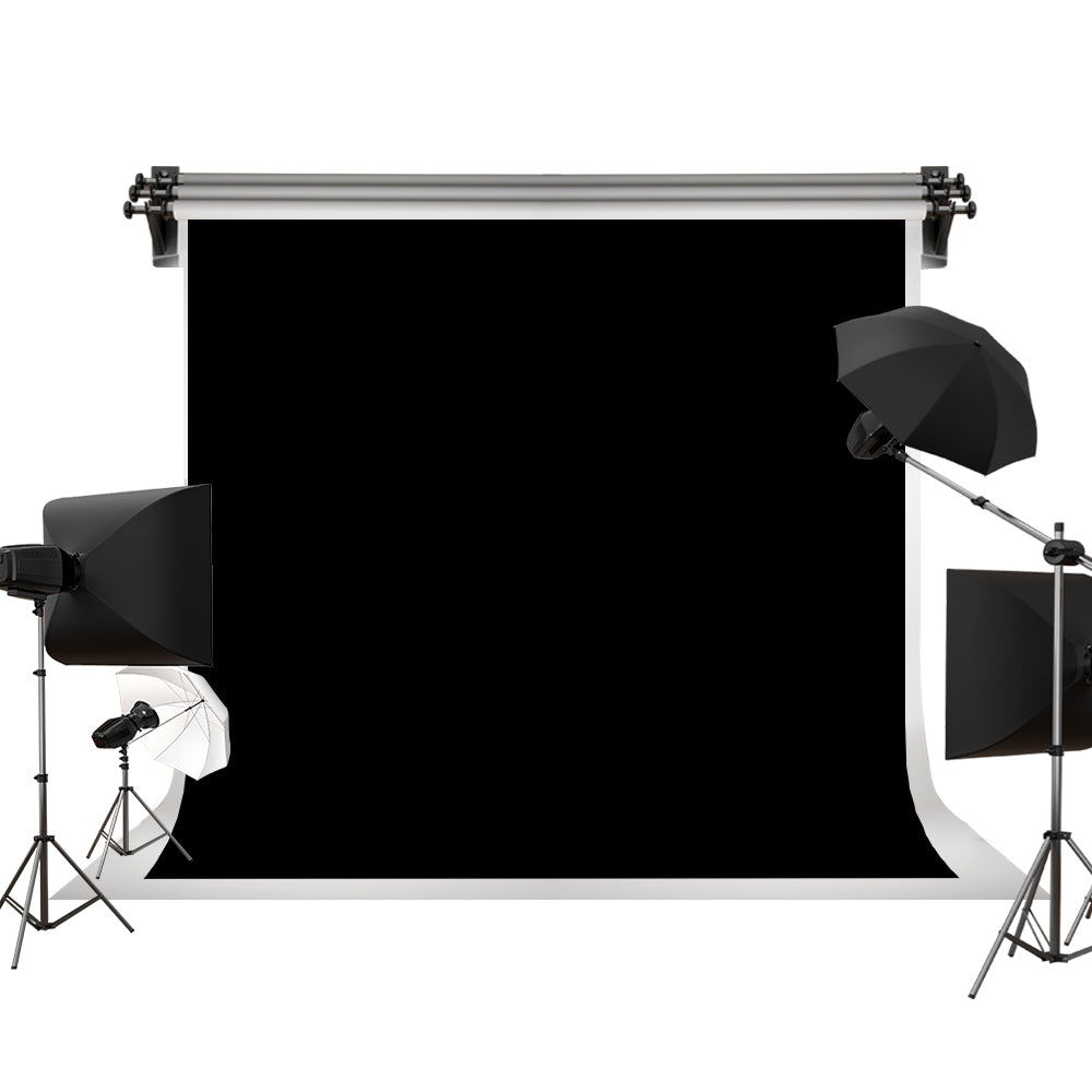 Kate Solid Black Gray Cloth Portrait Photography Printed Backdrop