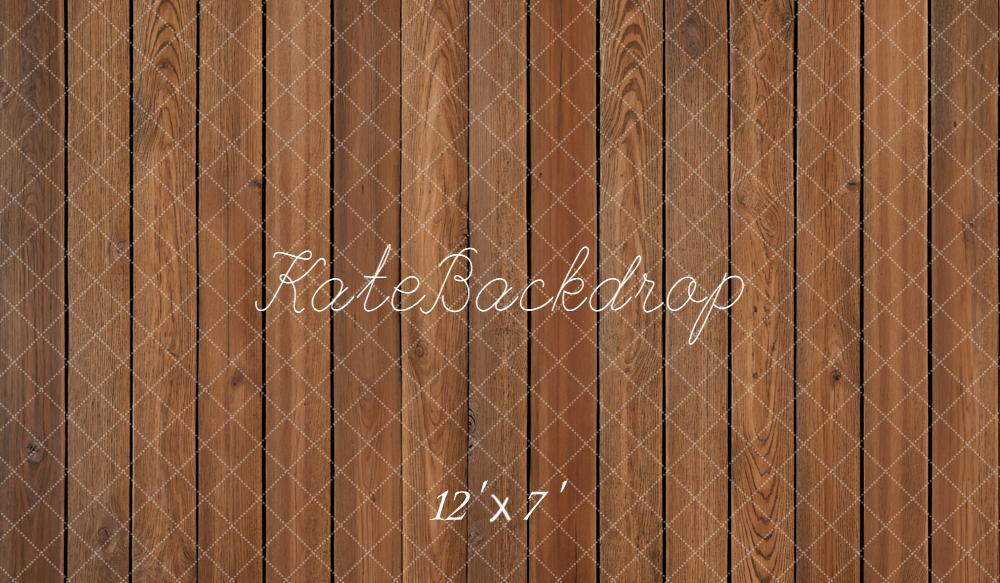 Kate Brown Wood Vinyl Backdrop