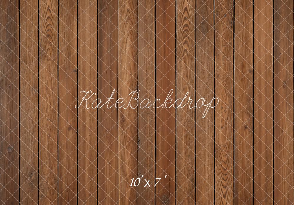 Kate Brown Wood Vinyl Backdrop