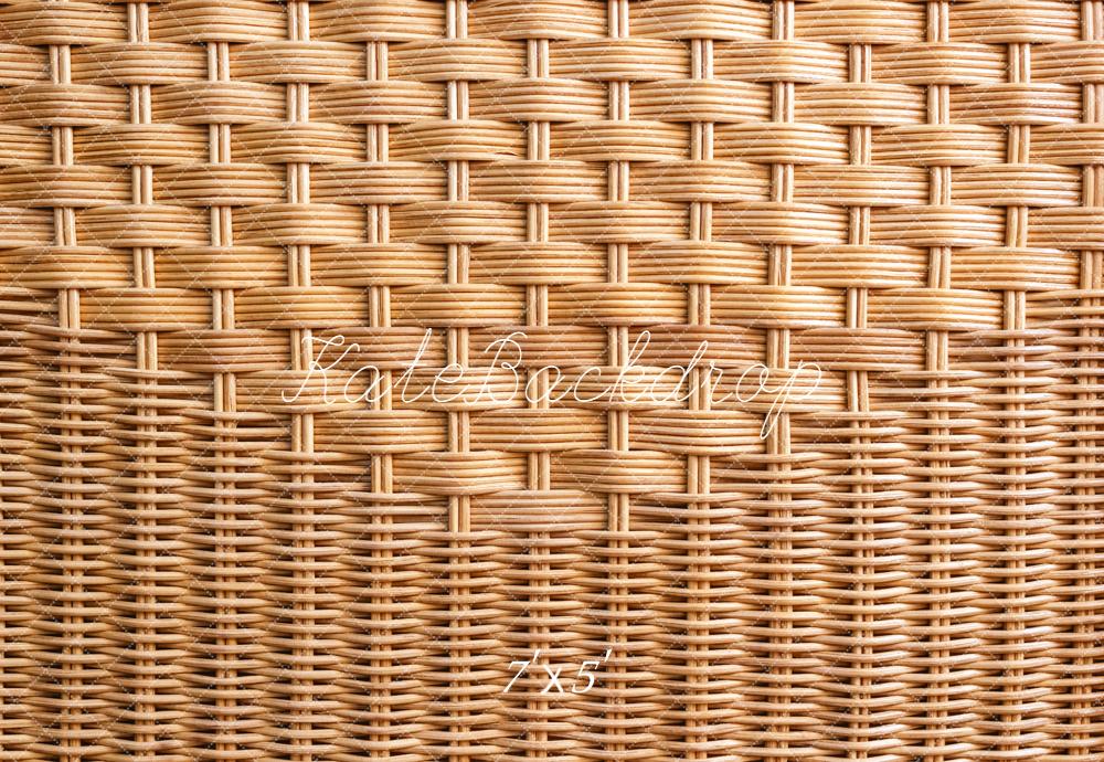 Kate Bamboo Weaving Vinyl Backdrop