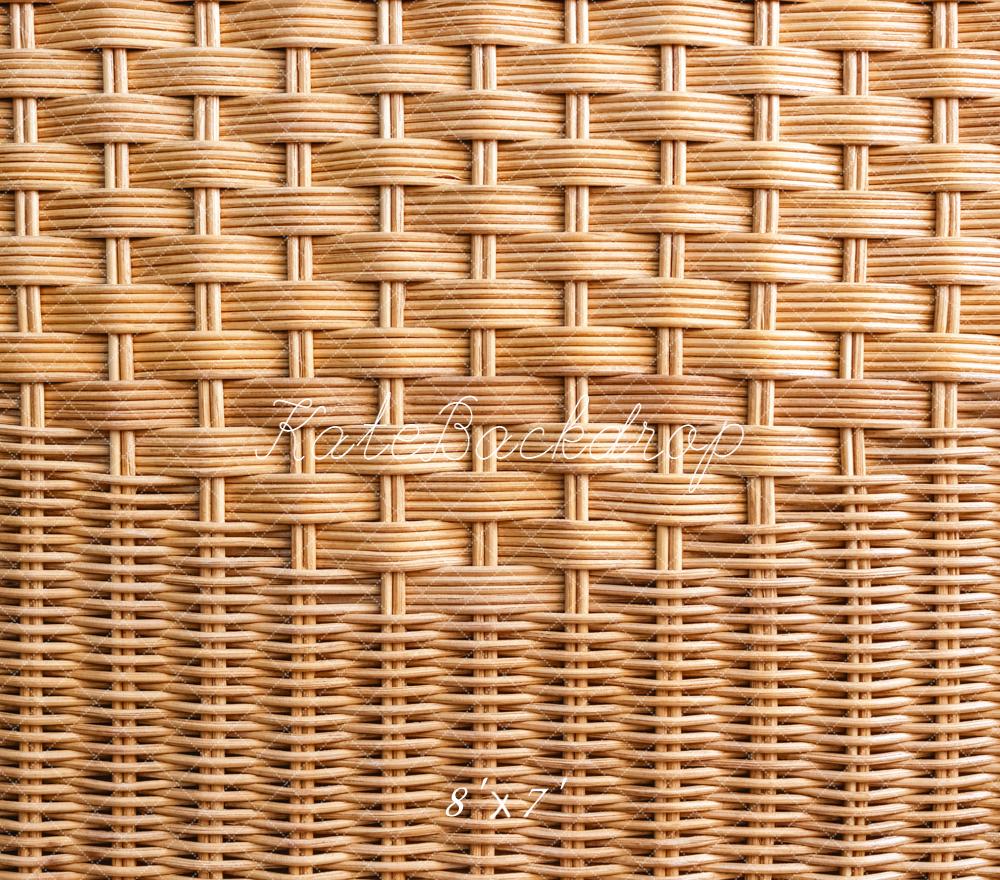 Kate Bamboo Weaving Vinyl Backdrop