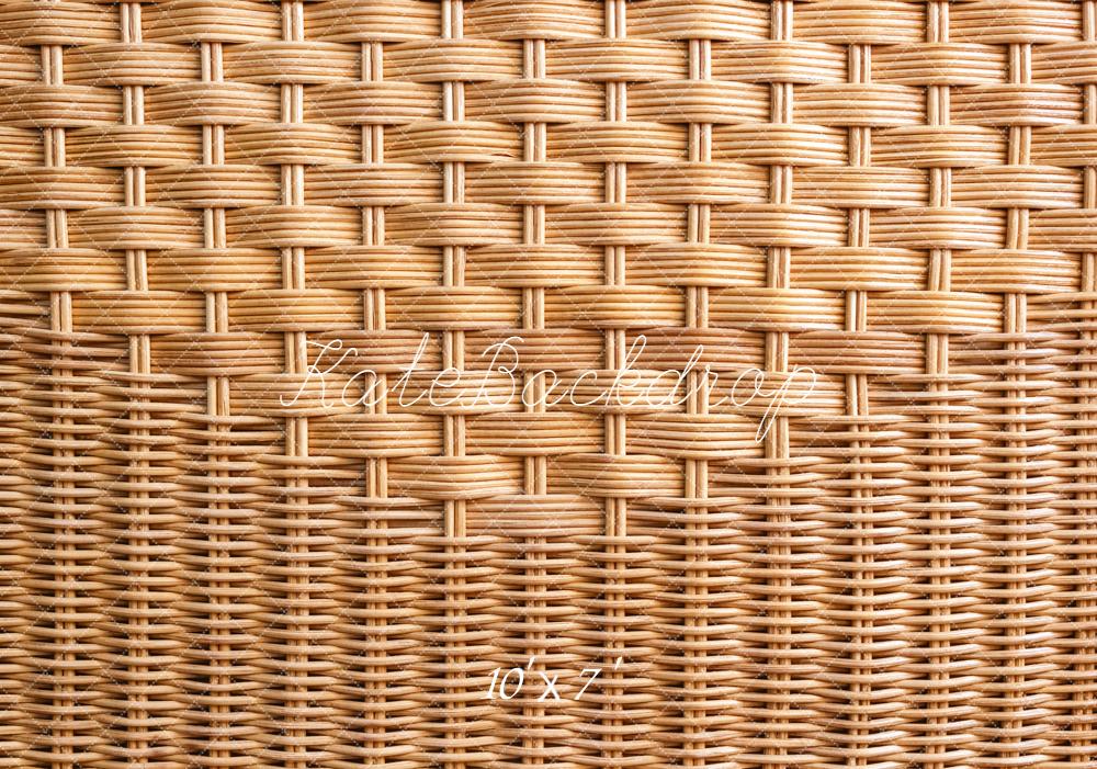 Kate Bamboo Weaving Vinyl Backdrop
