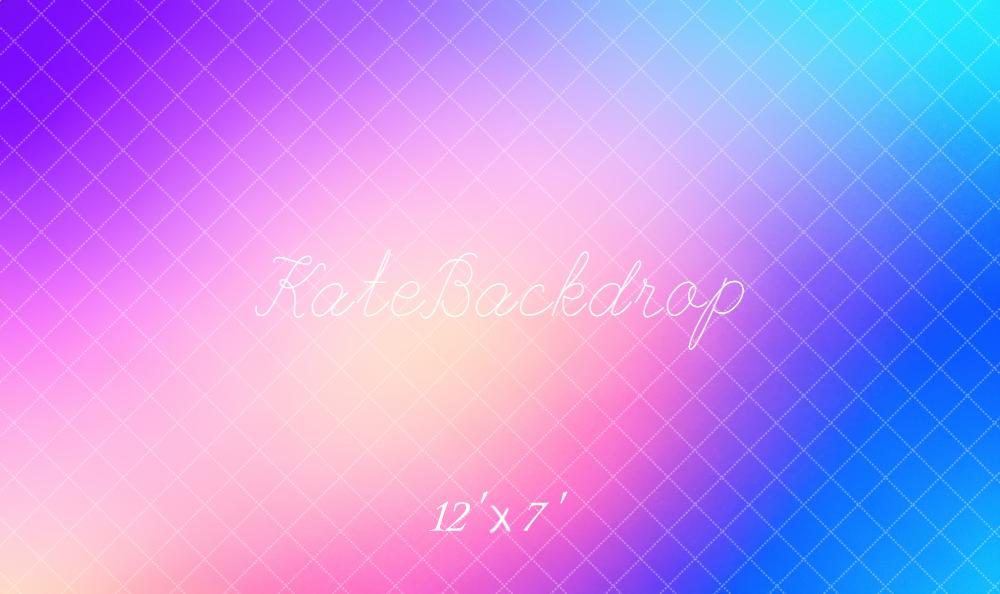 Kate Blue Purple Gradient Vinyl Backdrop