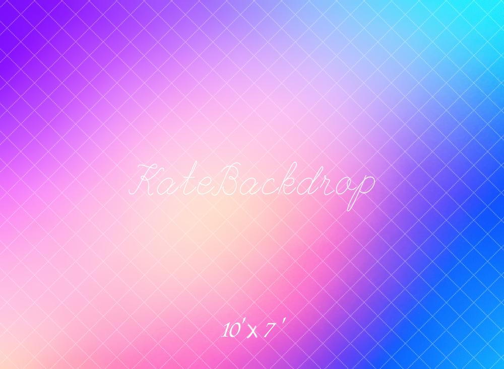 Kate Blue Purple Gradient Vinyl Backdrop