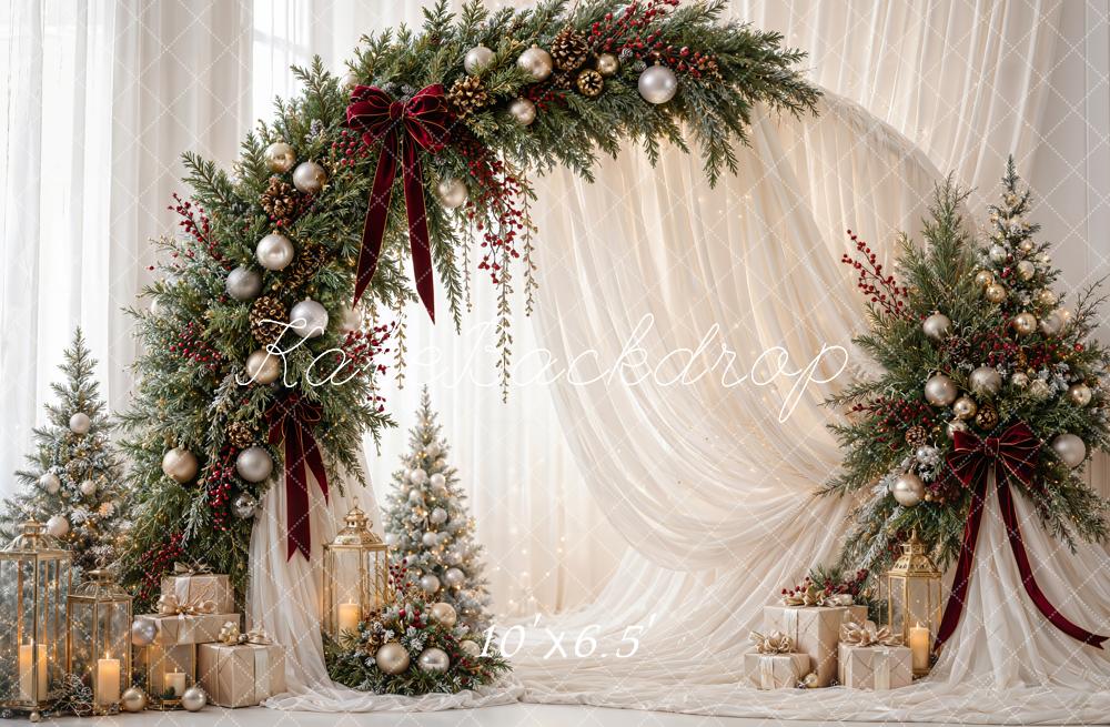 Kate Christmas Combination Printed Backdrops for Photography( 4 Backdrops in Total)
