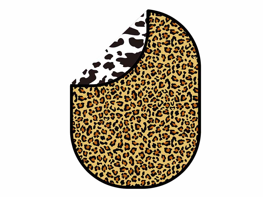 Kate Golden Leopard/Black and White Spots Collapsible Backdrop Photography 5X6.5ft(1.5x2m)