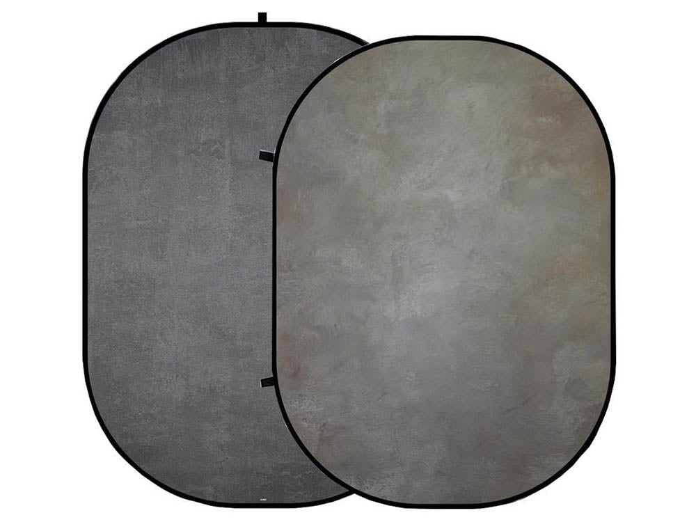 Kate Abstract Gray /Printed Gray Collapsible Backdrop Photography 5X6.5ft(1.5x2m)  In Stock USA