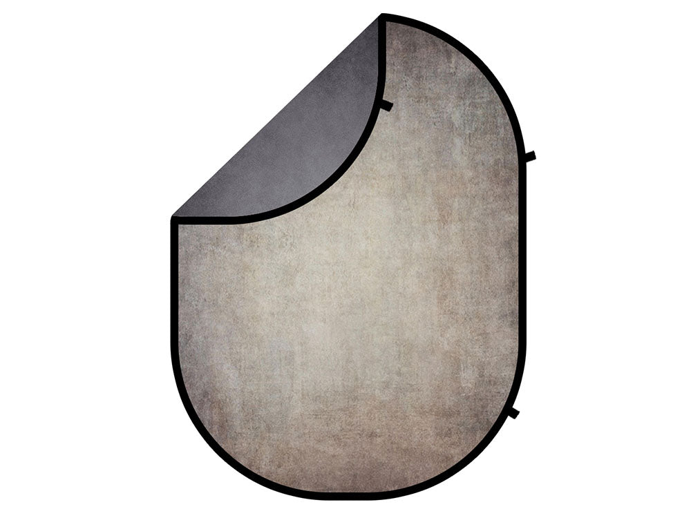 Kate Abstract Rusty/Gray Collapsible Backdrop Photography 5X6.5ft(1.5x2m)