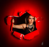 RTS Kate Scarlet Red Seamless Paper Backdrop for Photography (US ONLY)