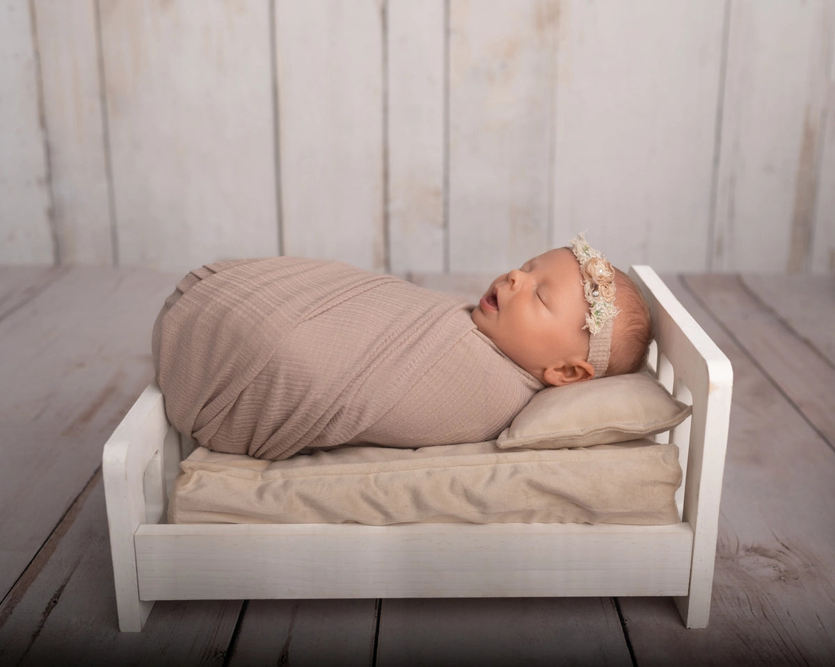 Kate Baby Cot Small Wooden Bed for Newborn Baby Photo Props Photography - Kate Backdrop