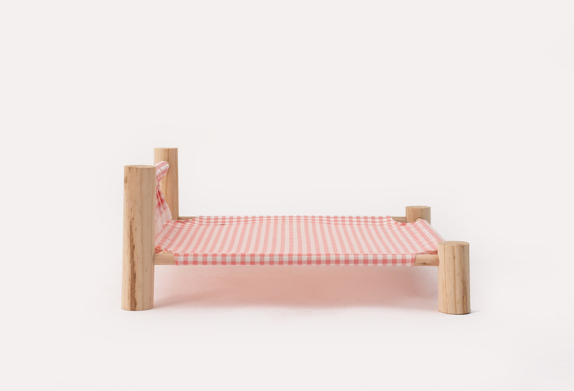 Kate Pink Wooden Bed Photography Props for Pet