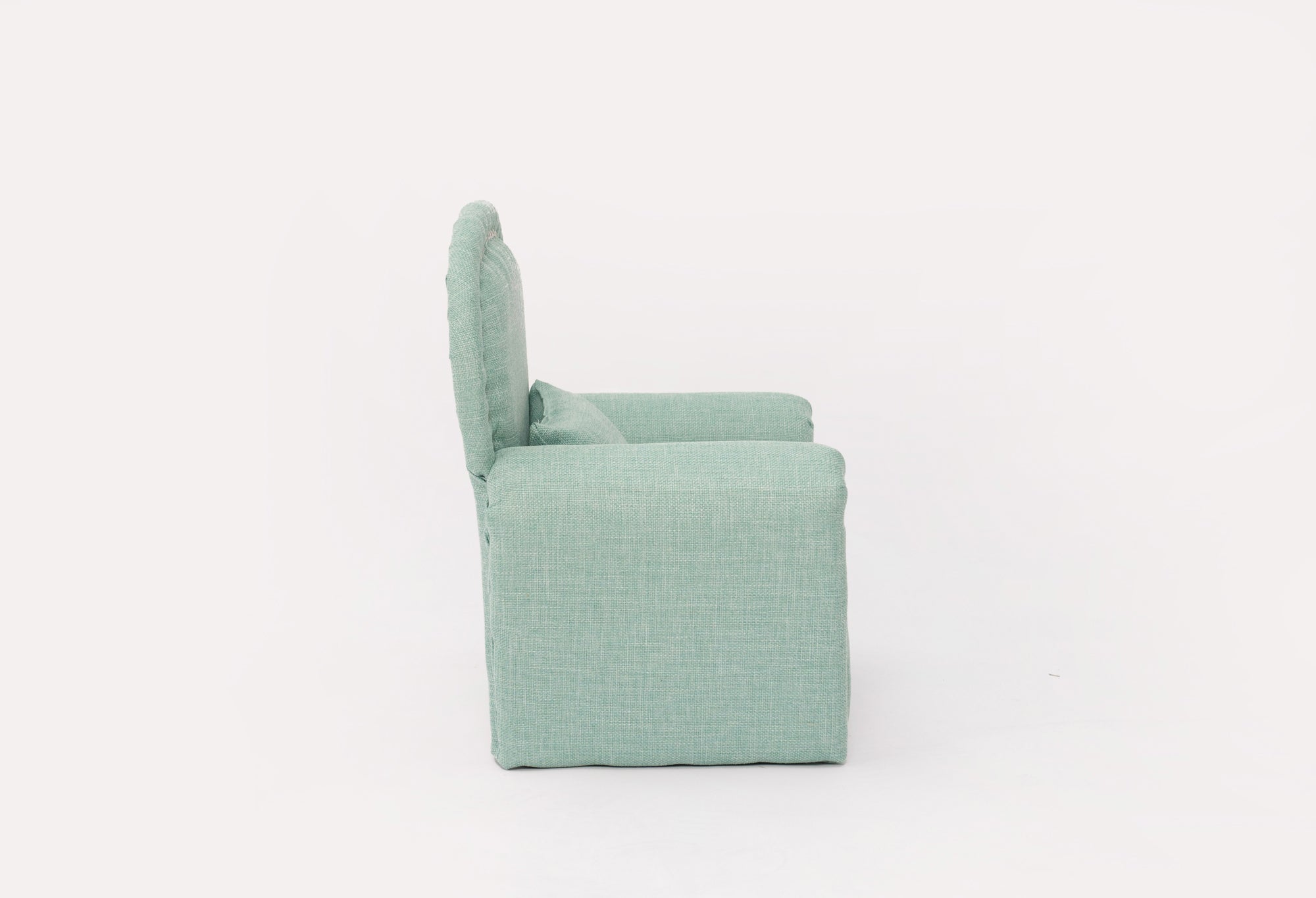 Kate Green Fabric Mini Sofa with Rivet Newborn Props for Photography