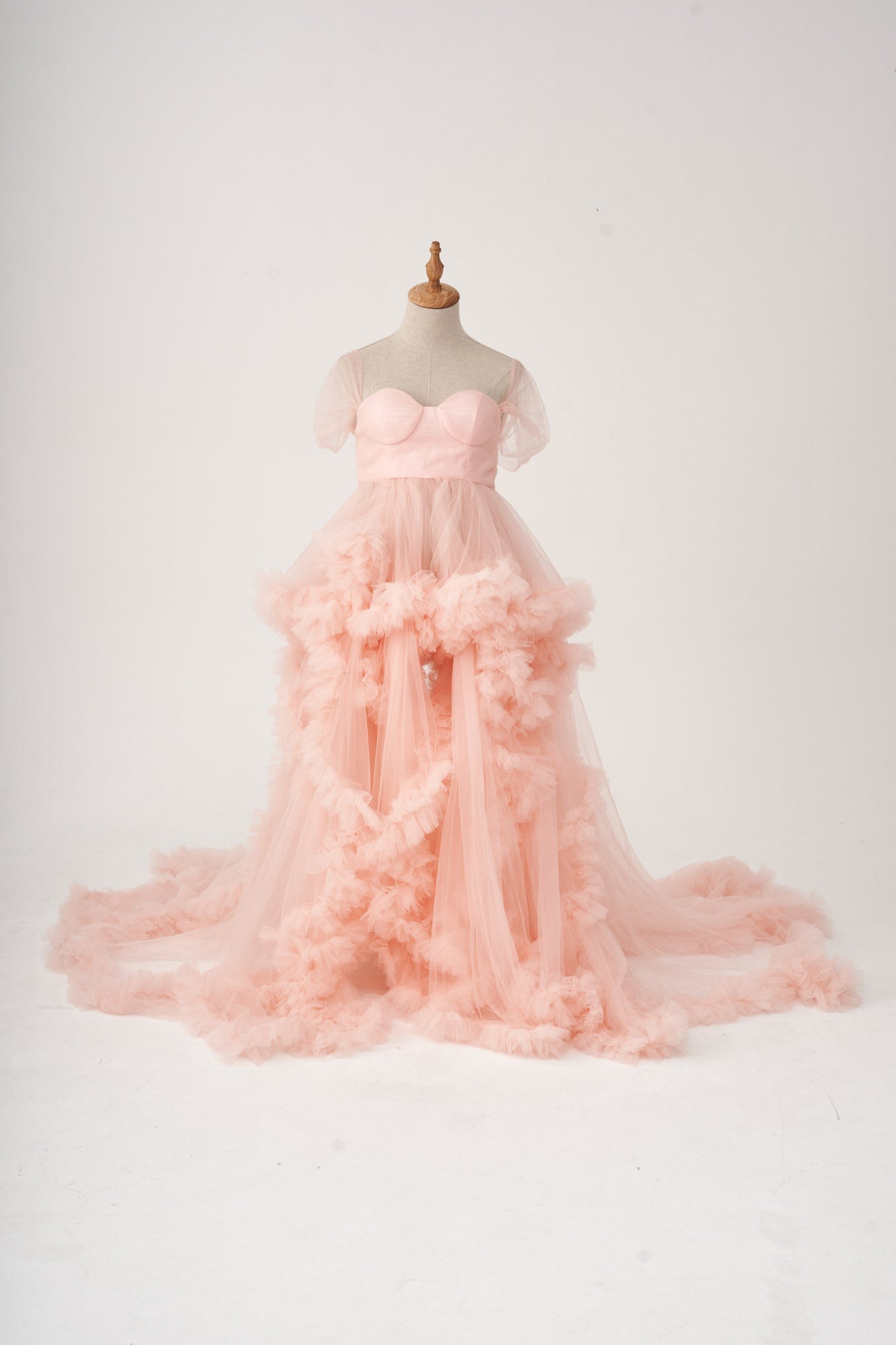Kate Fantasy Pink Lace Maternity Dress 649