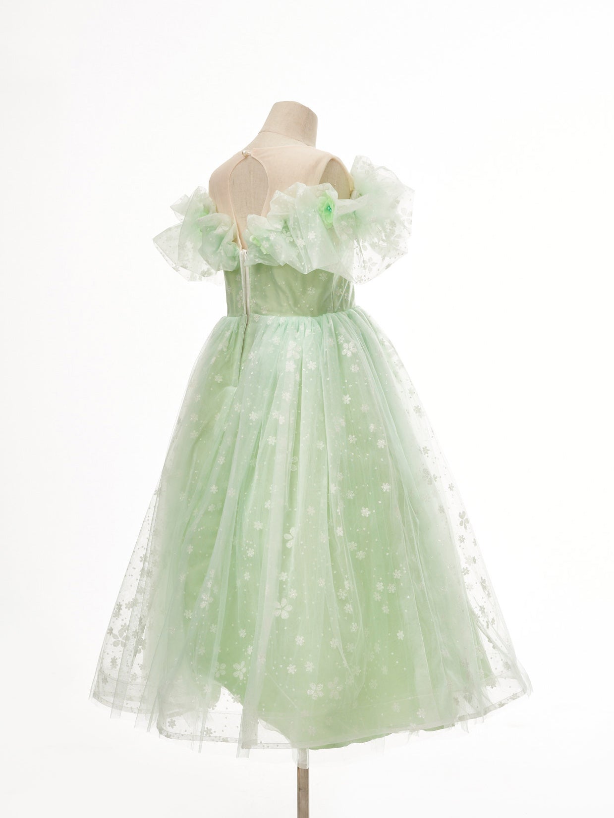 Kate Light Green Tulle Princess Kids Dress for Photography