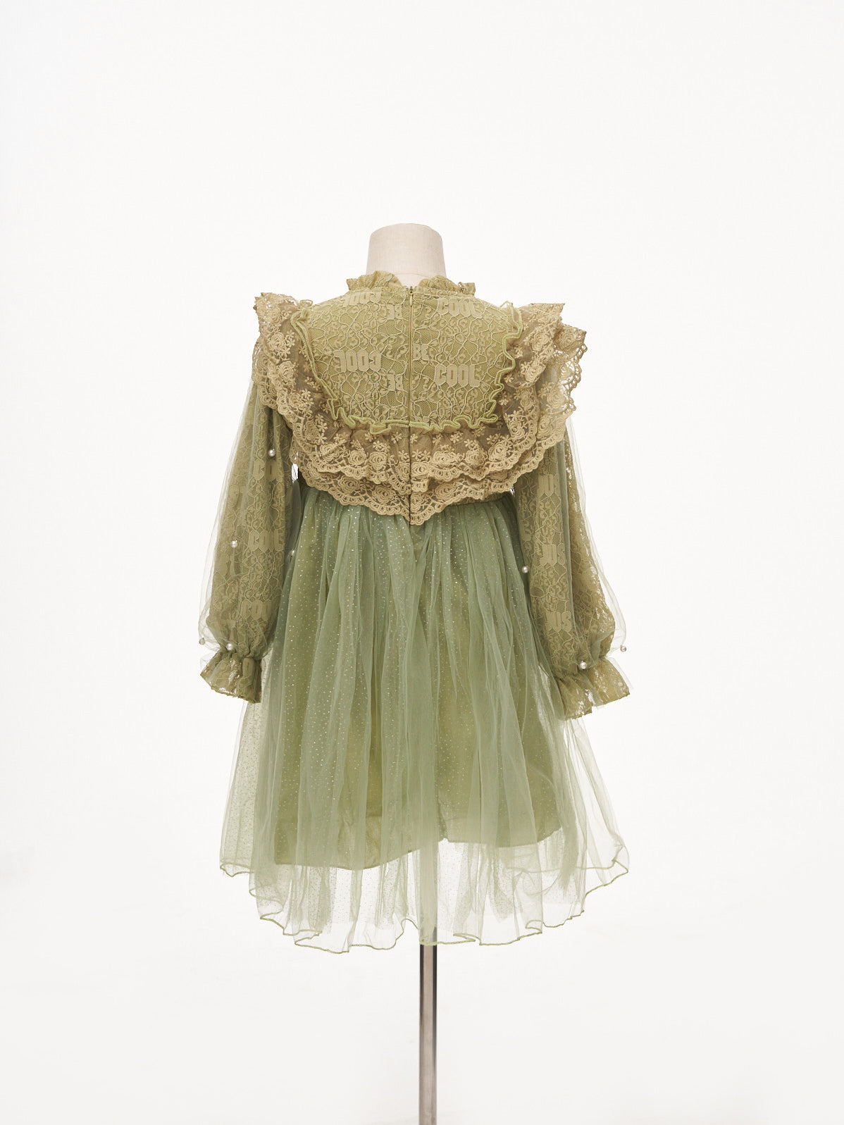 Kate Lime Green Lace Tulle Princess Kids Dress for Photography