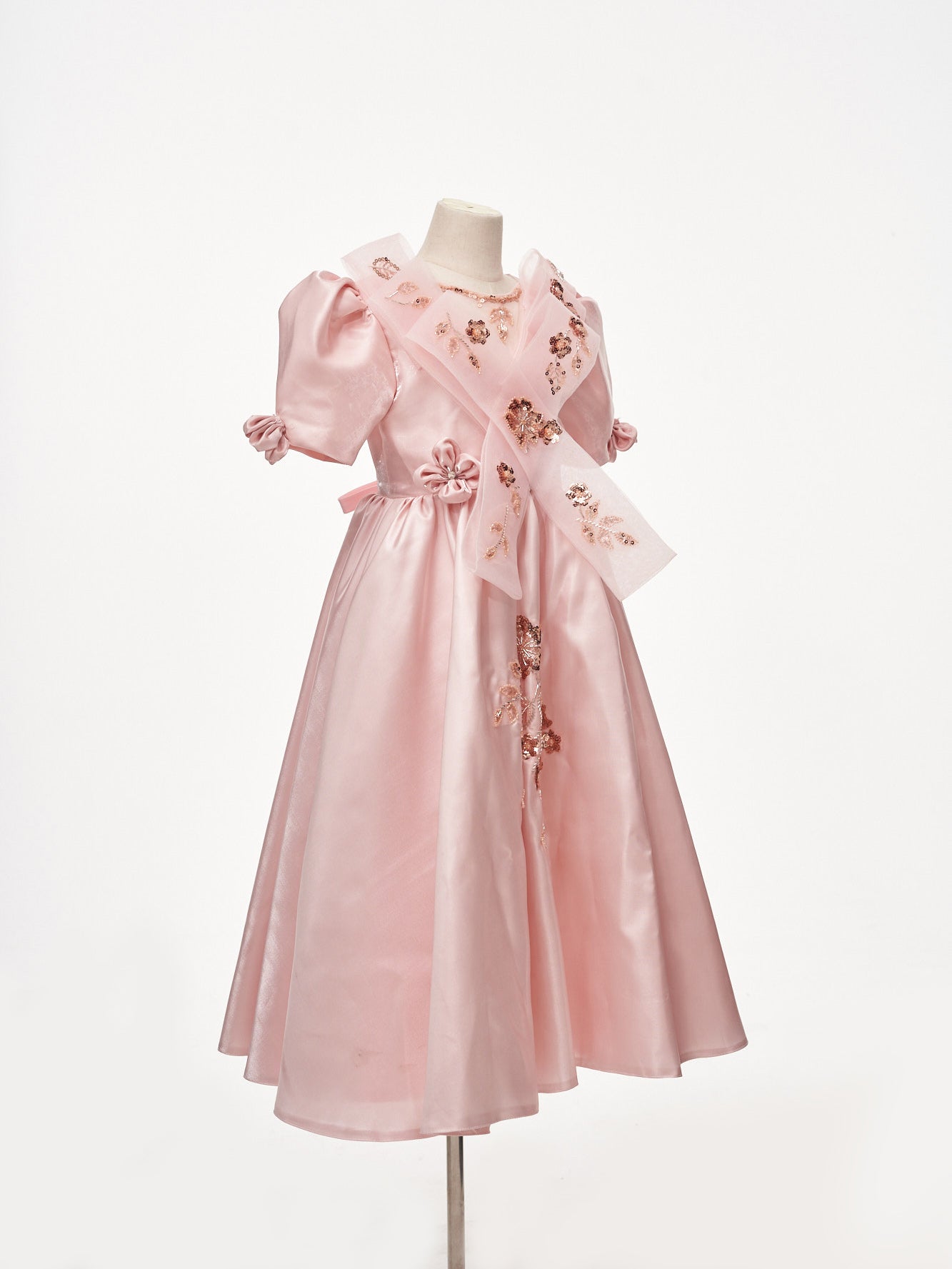 Kate Silk Organza Embroidery Princess Kids Dress for Photography