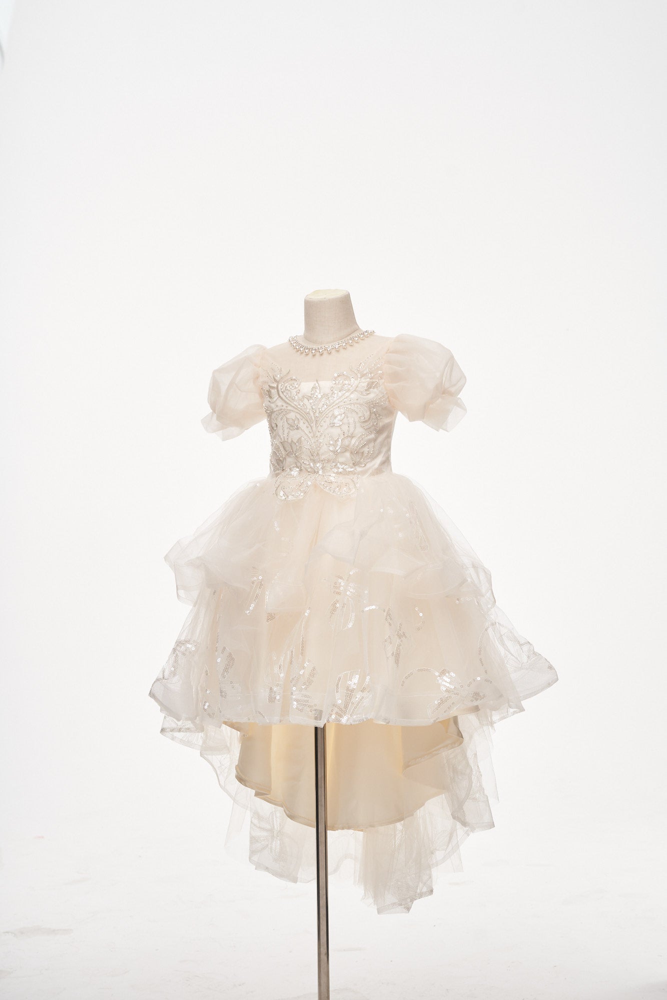 Kate Beige Kids Dress for Photography