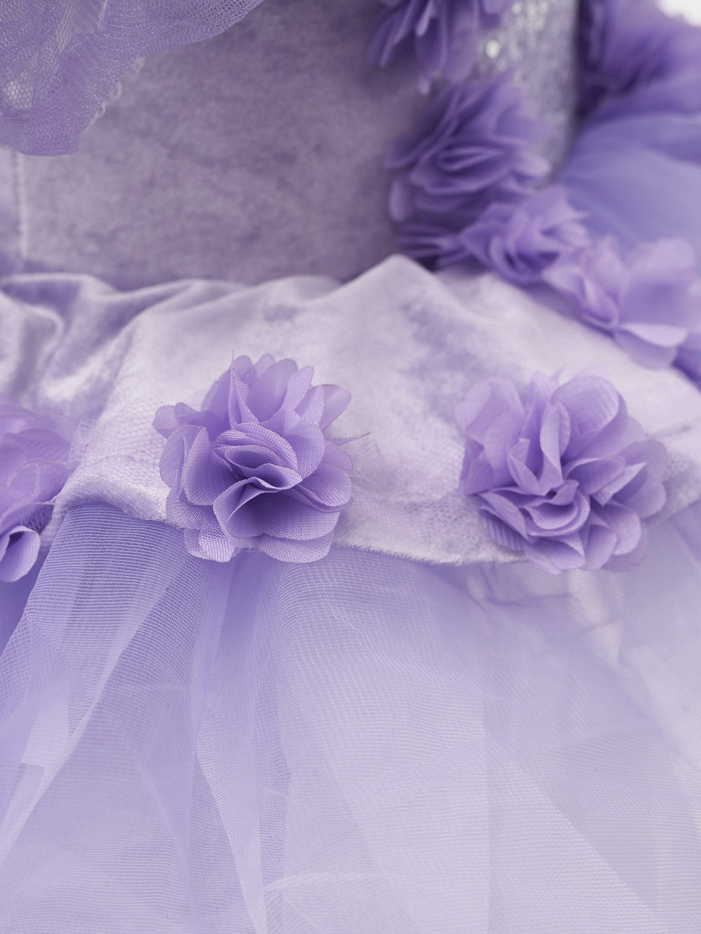 Kate Purple Floral Ballet Kids Dress for Photography