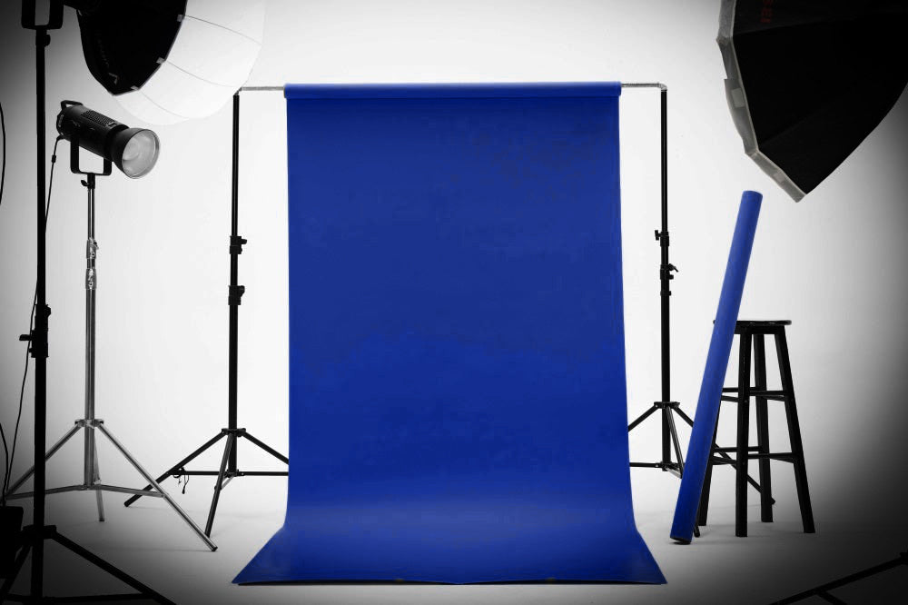 RTS Kate Sapphire Blue Seamless Paper Backdrop for Photography